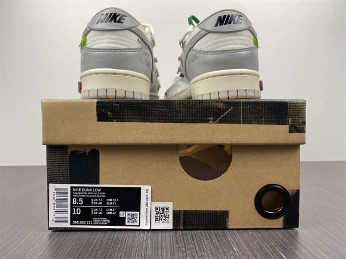 Nike Dunk Low Off-White Lot 25  DM1602-121