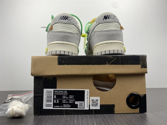 Nike Dunk Low Off-White Lot 14  DJ0950-107
