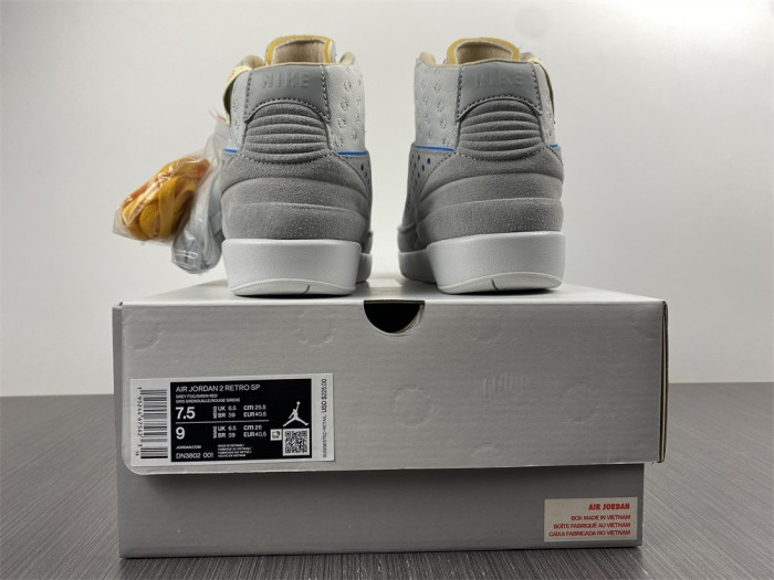 Jordan 2 Retro Union  “Grey Fog”  DN3802-001