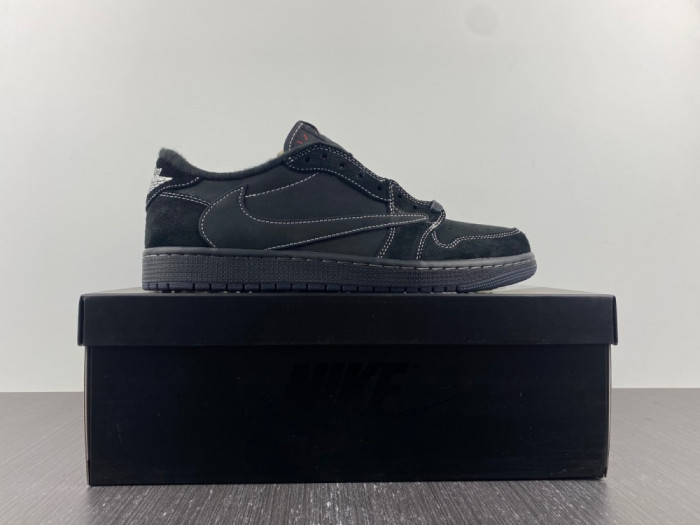 Travis Scott x Air Jordan Air Jordan 1 Retro Low “Black Phantom"  DM7866-001