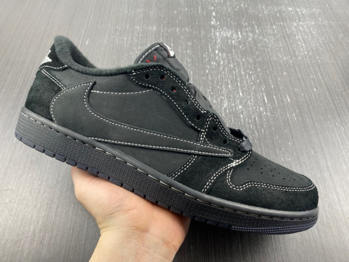 Travis Scott x Air Jordan Air Jordan 1 Retro Low “Black Phantom"  DM7866-001