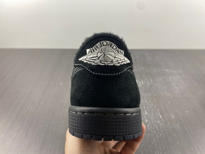 Travis Scott x Air Jordan Air Jordan 1 Retro Low “Black Phantom"  DM7866-001