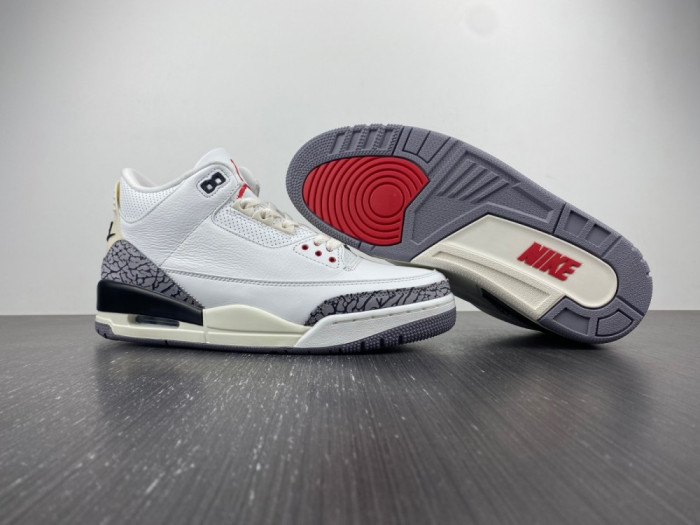 Air Jordan 3 White Cement Reimagined Shoes  DN3707-100
