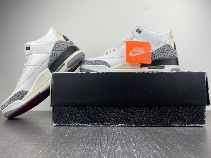 Air Jordan 3 White Cement Reimagined Shoes  DN3707-100