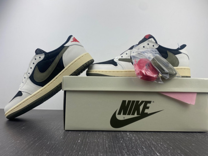 Travis Scott x Air Jordan Air Jordan 1 Retro Low OG Olive  DZ4137-106