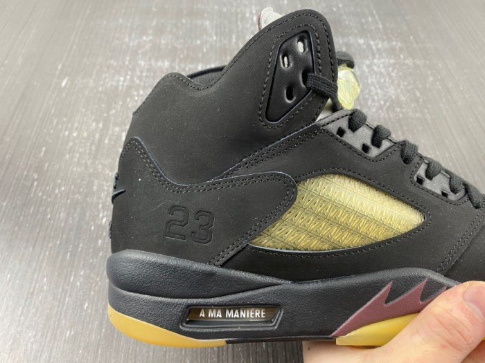A Ma Maniére x Air Jordan 5 “Black”  FD1330-001