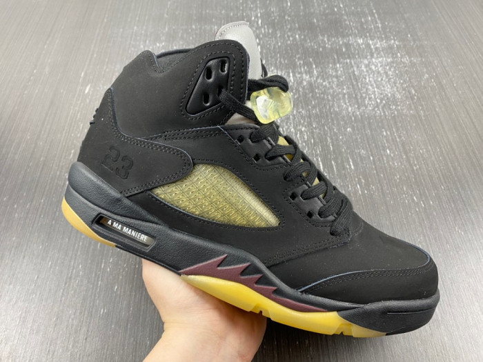 A Ma Maniére x Air Jordan 5 “Black”  FD1330-001