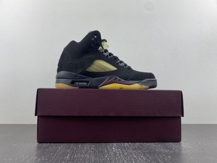 A Ma Maniére x Air Jordan 5 “Black”  FD1330-001