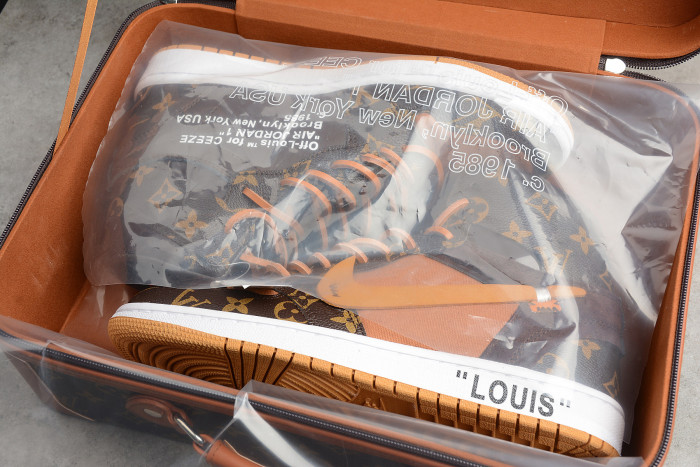 air jordan 1 x off-L**is aj1 ow aq0818-158