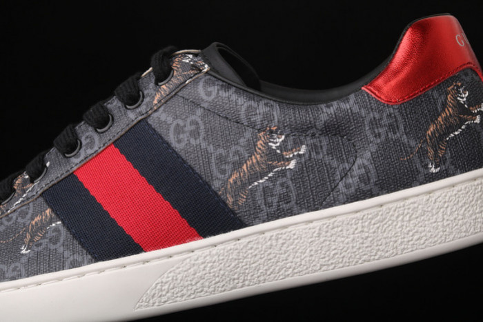 G*u*i jbg leather and sued black and tiger ‎429445 g0k20 1102